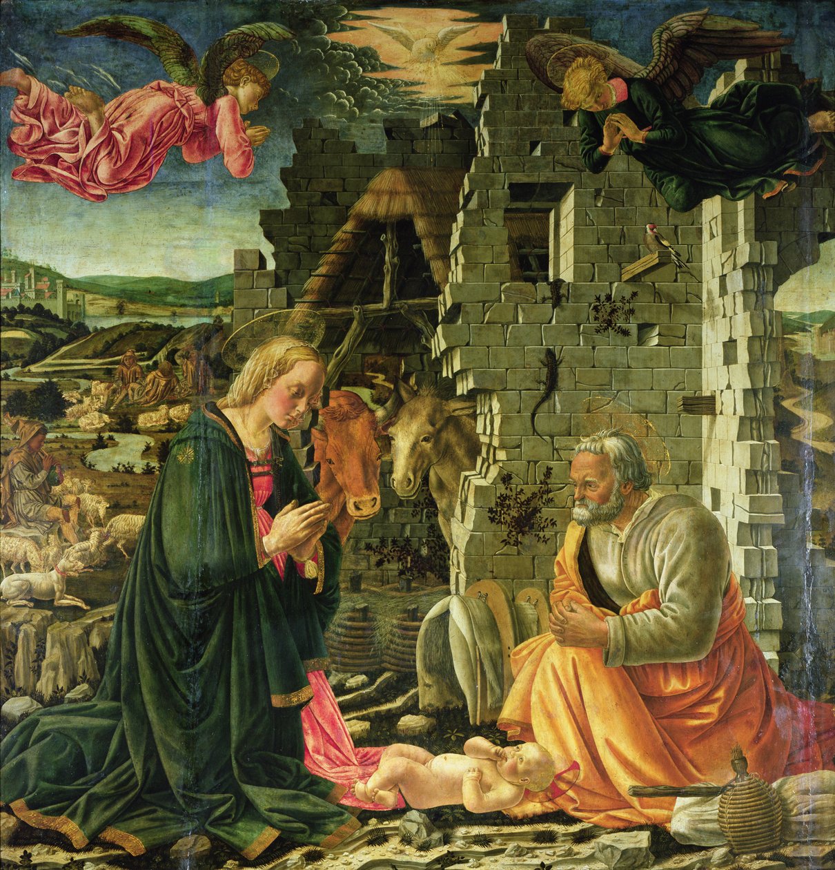Doğuş, 1465-70 by Fra Filippo Lippi