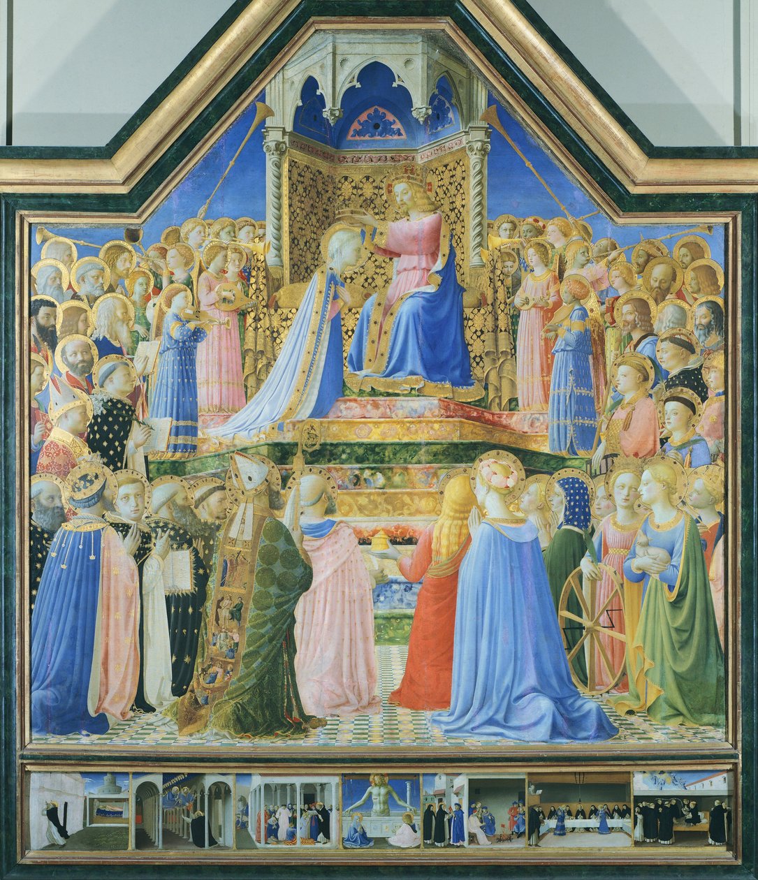 Bakire'nin taç giyme töreni by Fra (c.1387 1455) Angelico