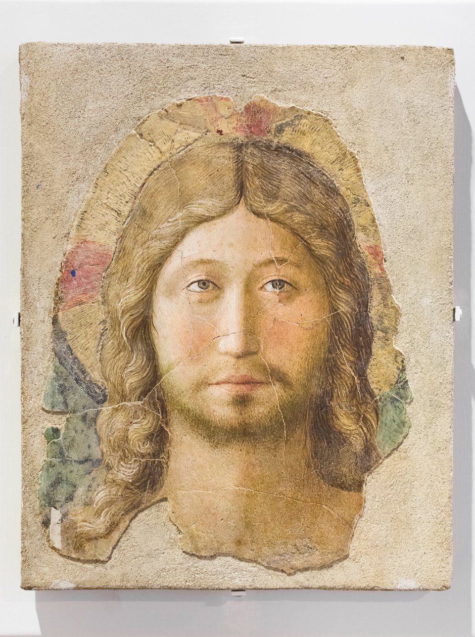 İsa'nın Başı, 15. yüzyılın ortaları (fresk) by Fra (c.1387 1455) Angelico