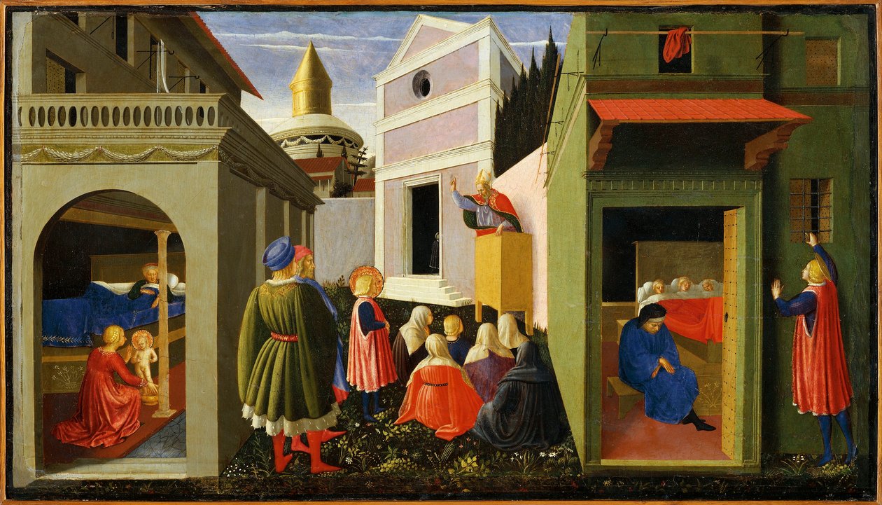 İtalya, Roma, Aziz Nikolaos Hikayeleri by Fra (c.1387 1455) Angelico
