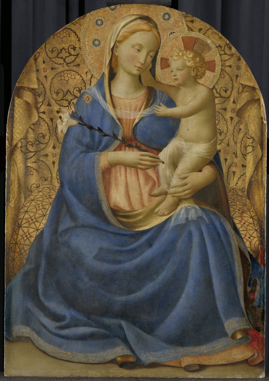 Alçakgönüllü Madonna, c.1440 (panel) by Fra  Angelico