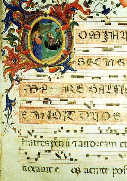 Ms 558 f.9r St. Peter ve St. Andrew