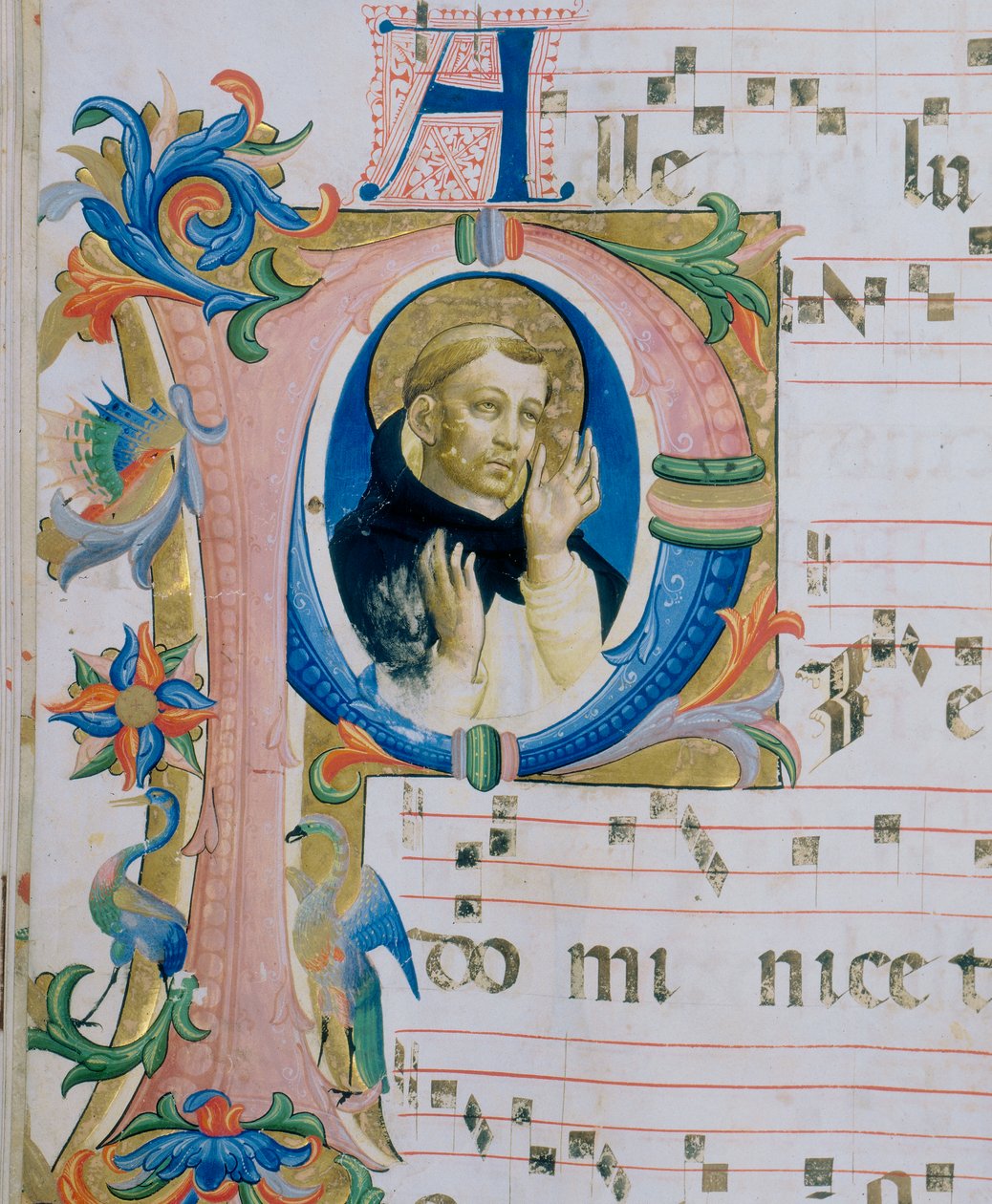 Bir Dominik azizi. Bir Missal
