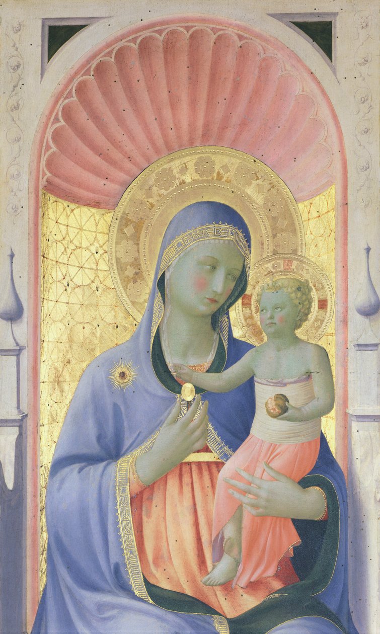 Annalena Altarpiece, yaklaşık 1430, Giovanni da Fiesole tarafından Fra Angelico (1400-ca 1455) olarak bilinen, ahşap üzerine tempera by Fra (c.1387 1455) Angelico