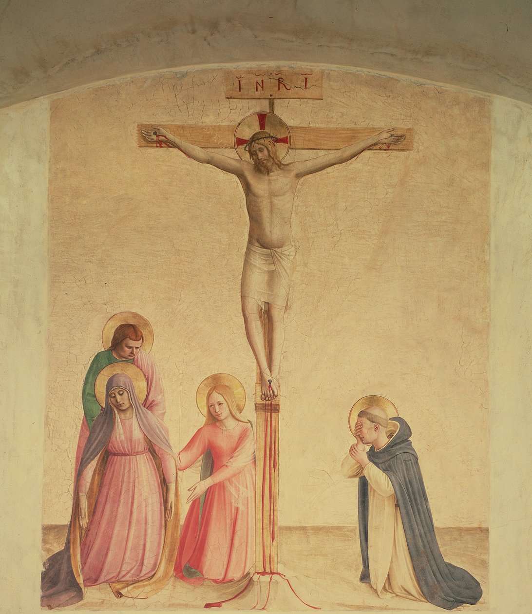Çarmıha Gerilme, c.1438-45 (fresk) by Fra  Angelico