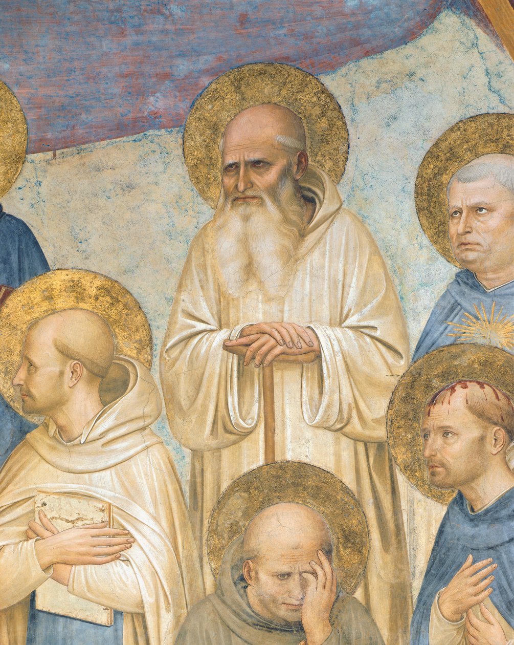 Azizler ile çarmıha germe by Fra (c.1387 1455) Angelico