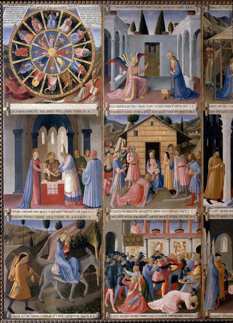 İsa'nın Hayatı, Gümüş Dolap. (Ahşap üzerinde sıcaklık by Fra  Angelico