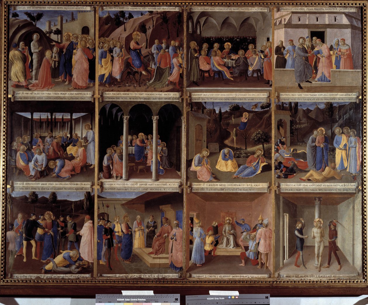Kilise Santissima Annunziata 1450-1453 (ahşap üzerine tempera) by Fra  Angelico
