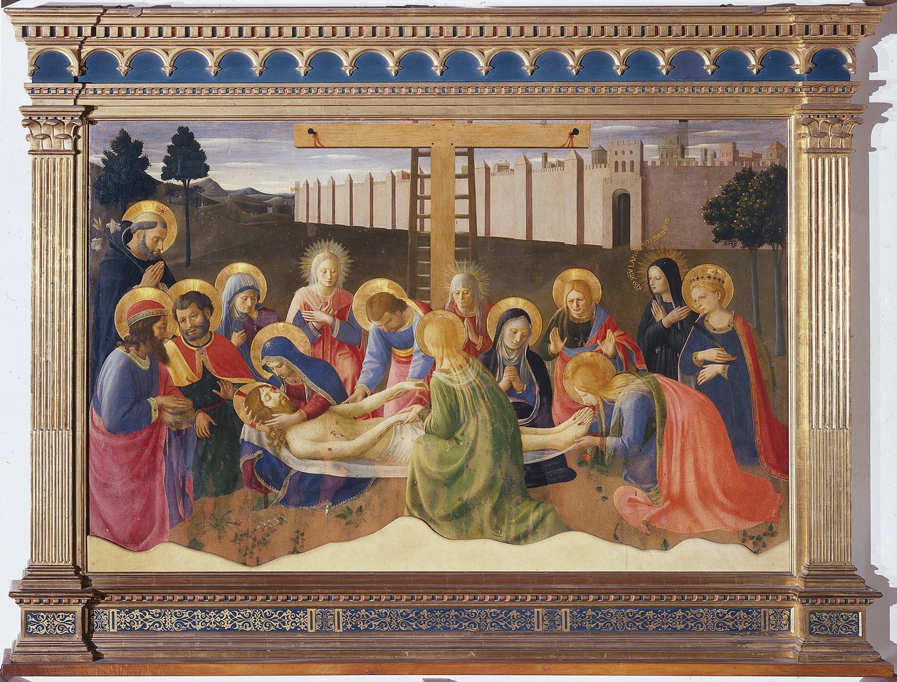 Biriktirme (ahşap üzerine boyama by Fra  Angelico