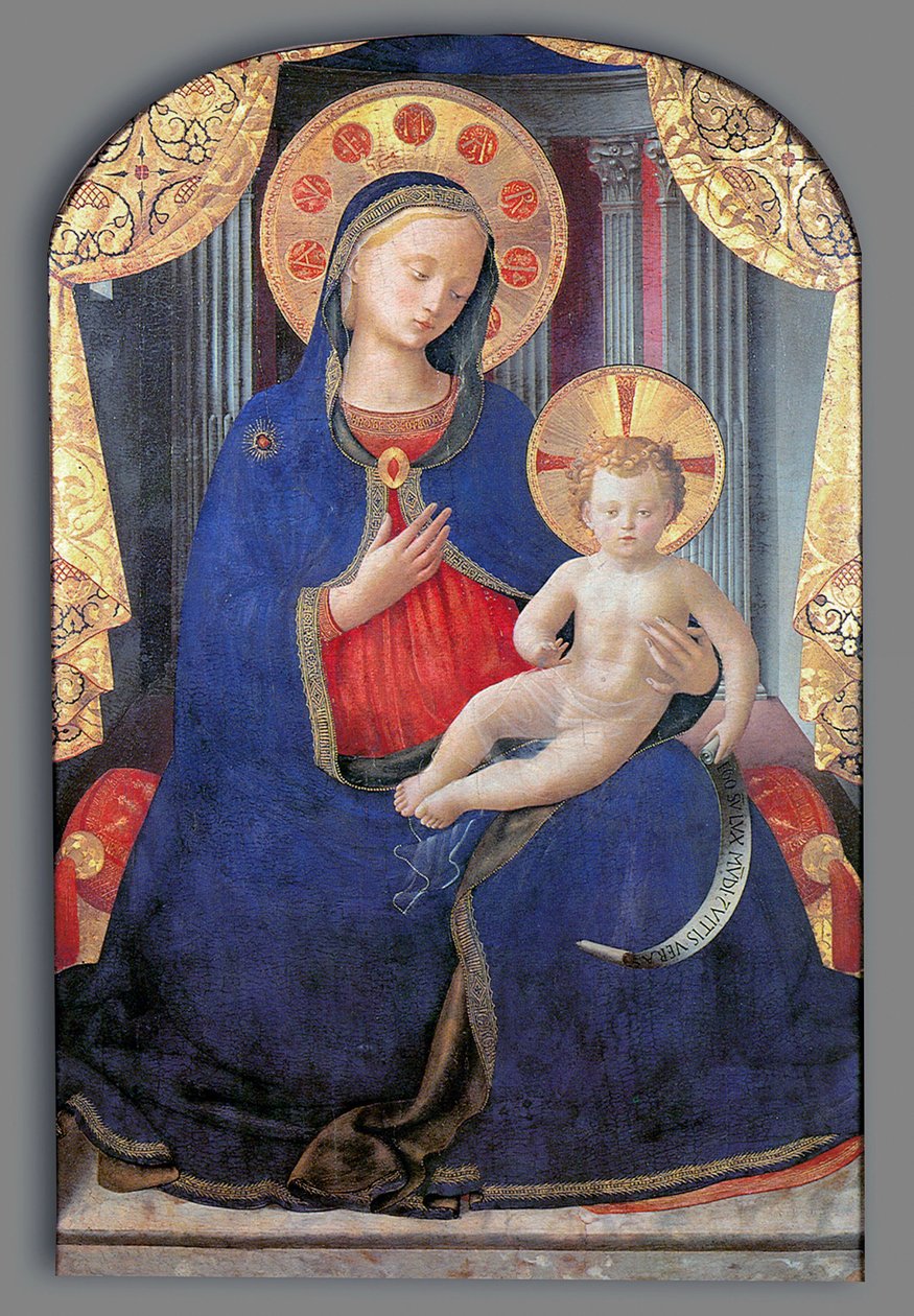Alçakgönüllülük Madonnası by Fra Angelico