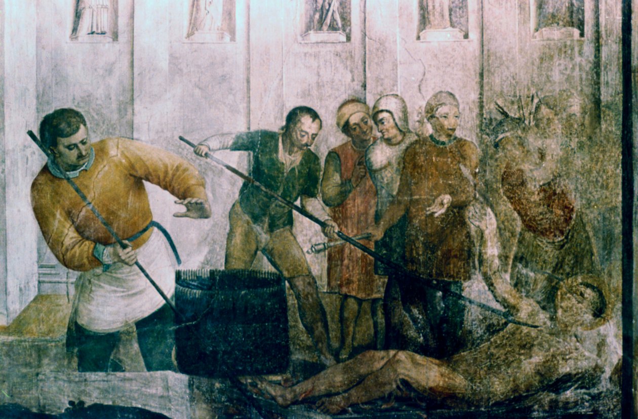 15. yüzyılın ortalarında St Laurence Şehitliği by Fra Angelico
