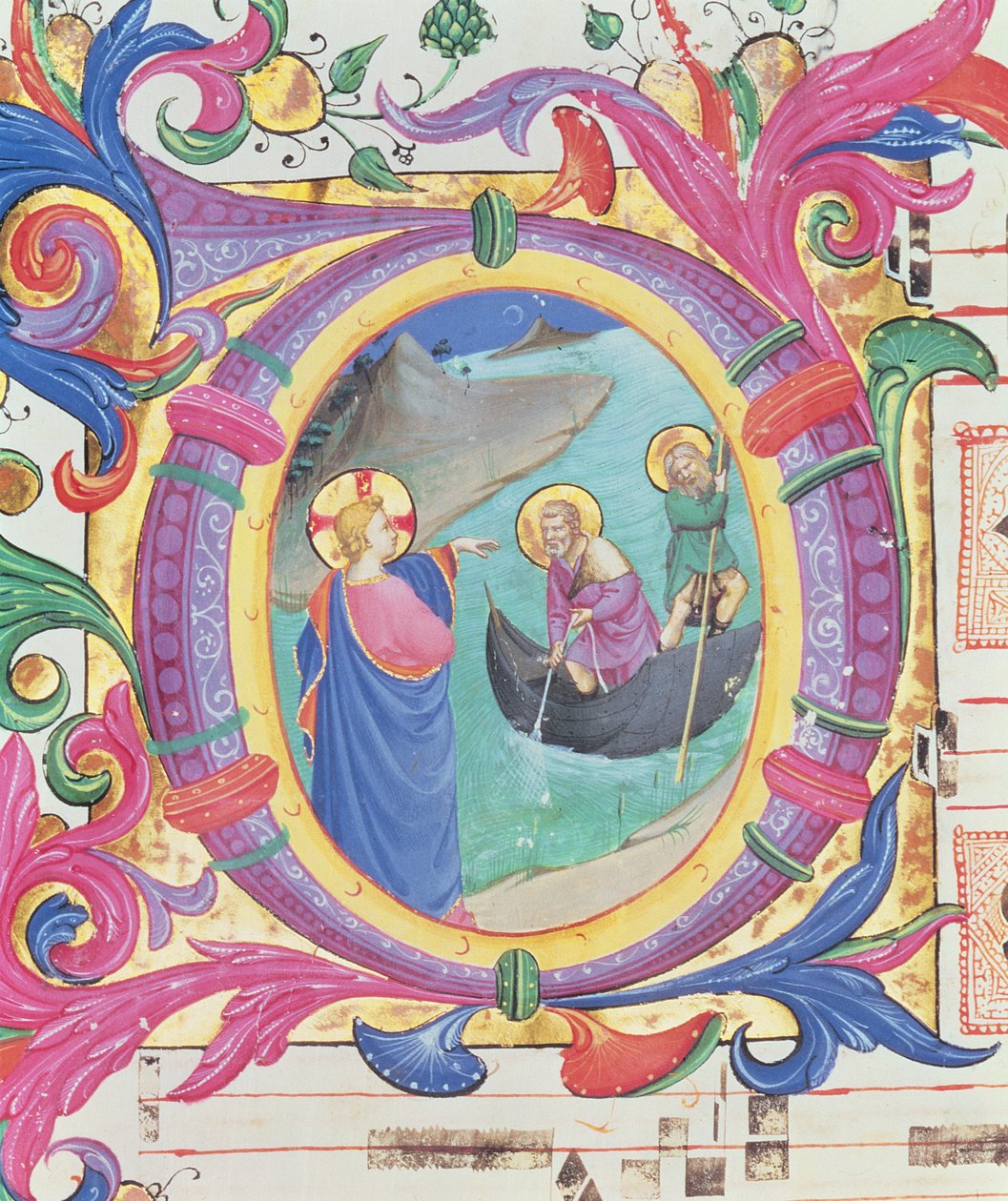Missal 558 f.9r Mucizevi Balık Dramı
