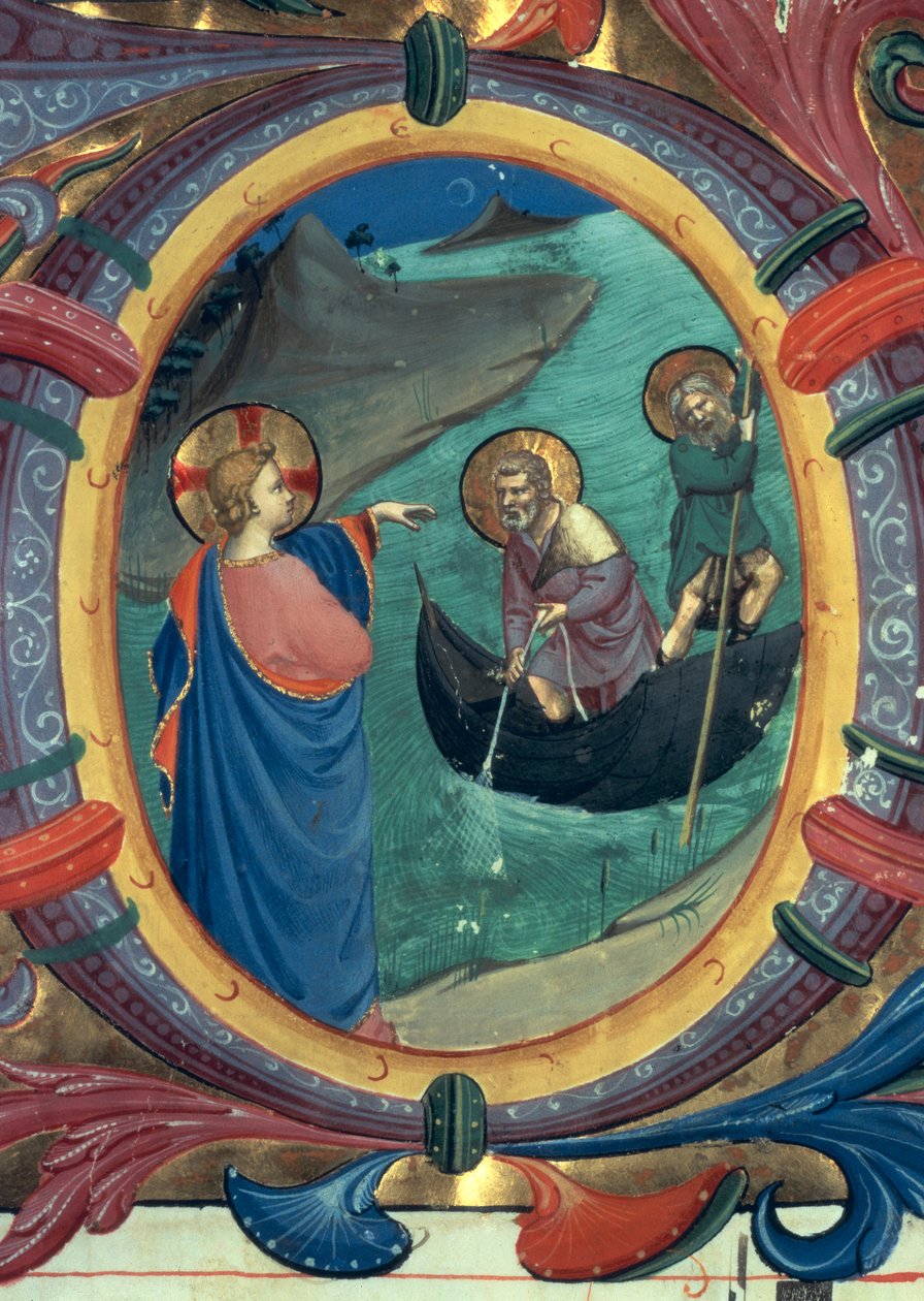 Ms 558 f.9r St. Peter ve St. Andrew