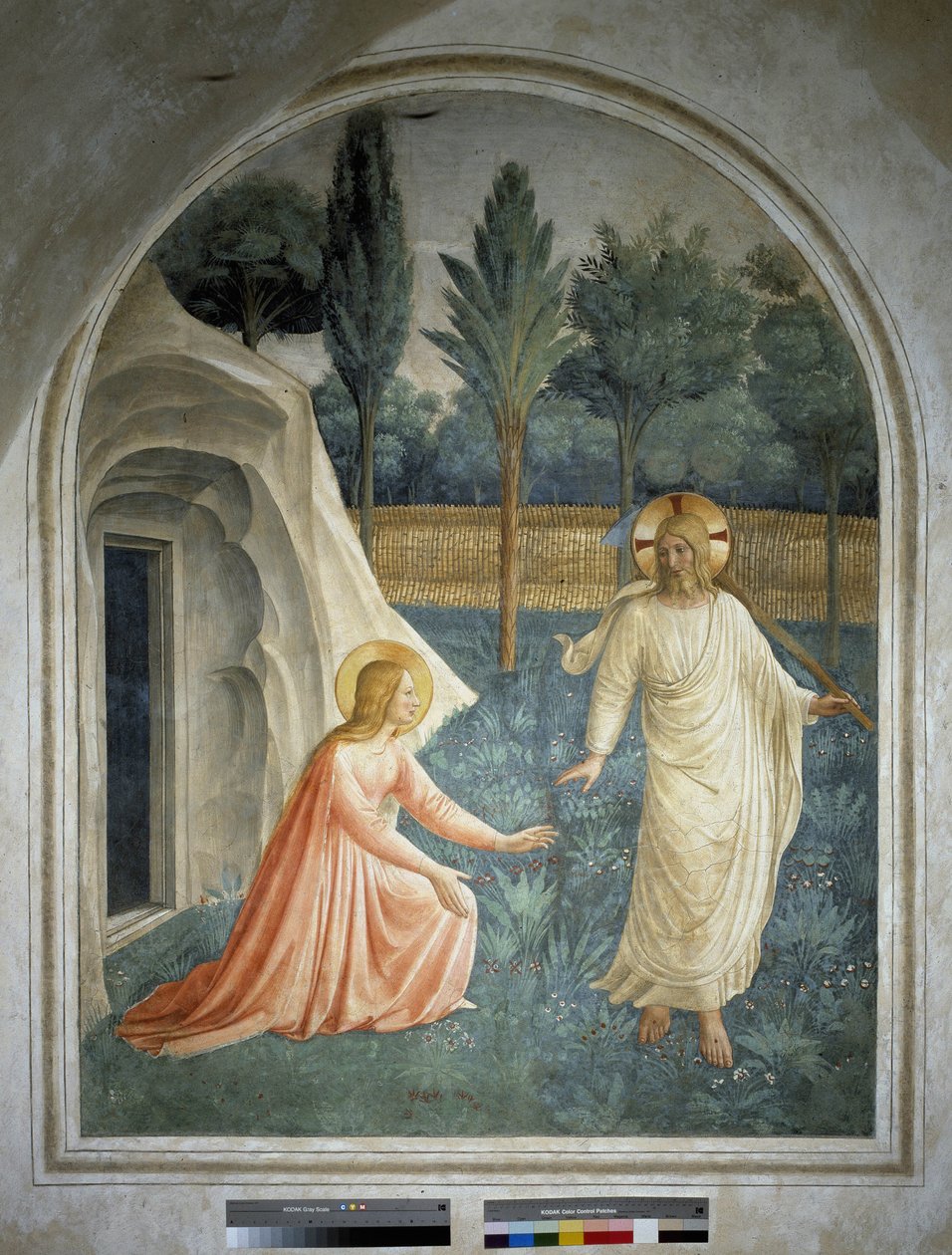 Noli beni deli ediyor. Yükselen İsa Mesih, Magdalalı Meryem tarafından dokunulmayı reddediyor. by Fra Angelico