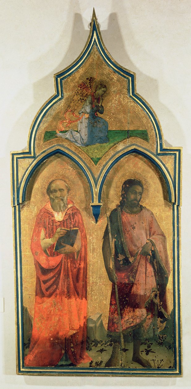 SS. Jerome ve John the Baptist, The Madonna and Child with the Holy Trinity Tabernacle