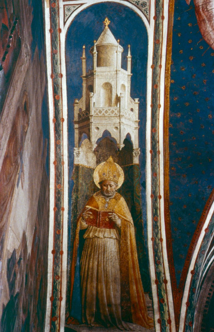 Aziz Ambrose, 15. yüzyılın ortalarında by Fra Angelico