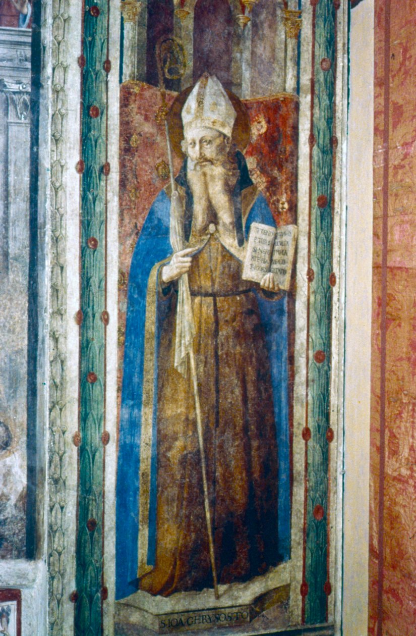 Aziz John Chrysostom, 15. yüzyılın ortaları by Fra Angelico