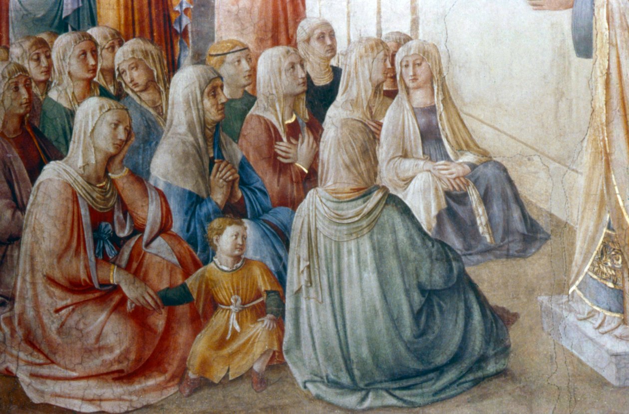 Aziz Stephen Vaaz detayı, 15. yüzyılın ortaları by Fra Angelico
