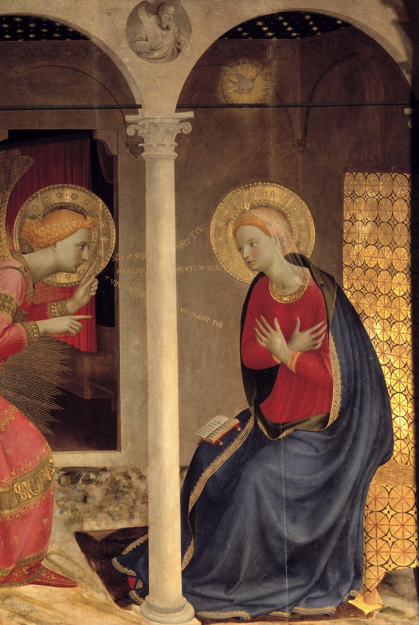 "" Müjde - Pala de Cortone by Fra Angelico
