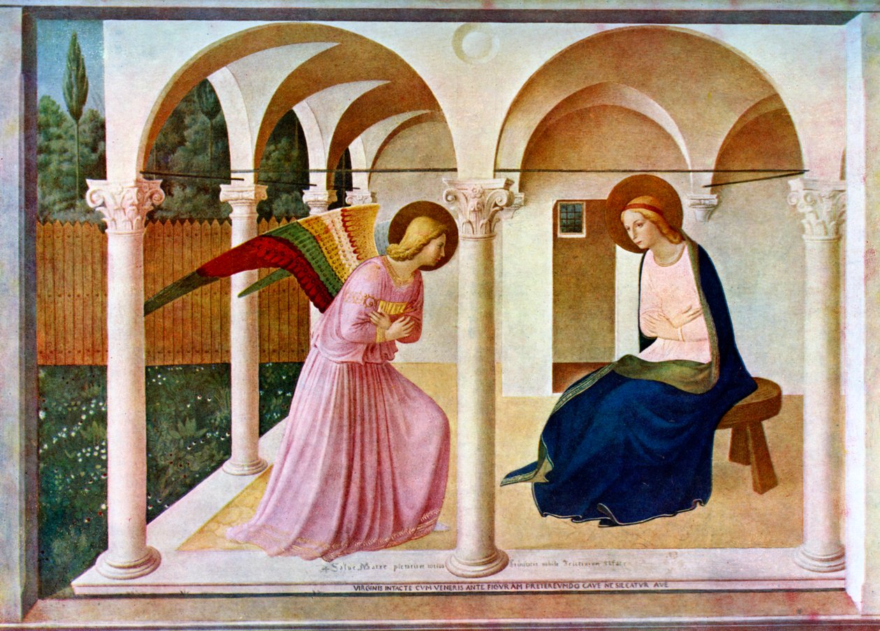 Müjde, c1438-1445, c1900-1920. by Fra Angelico