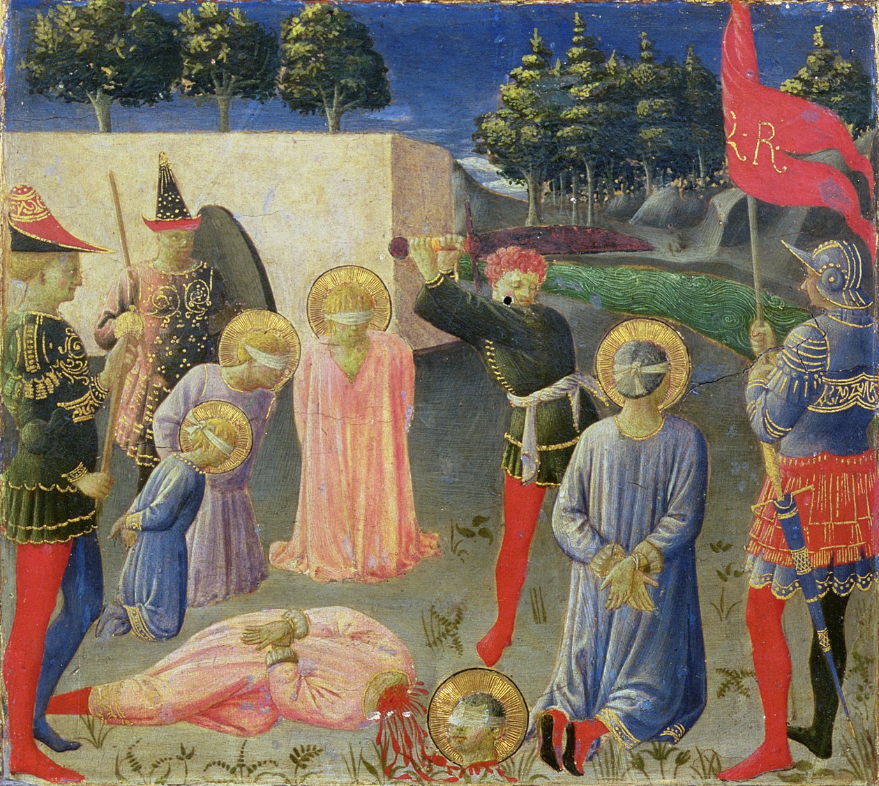 Бисёр Ado дар бораи Ҳеҷ чиз. Санади II, саҳнаи I (гравюрӣ) туркӣ by Fra Angelico