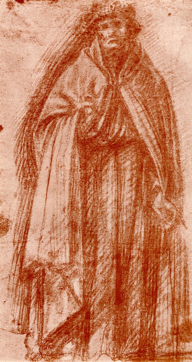 Bir havari figürü için çalışma, 1913. by Fra Bartolomeo