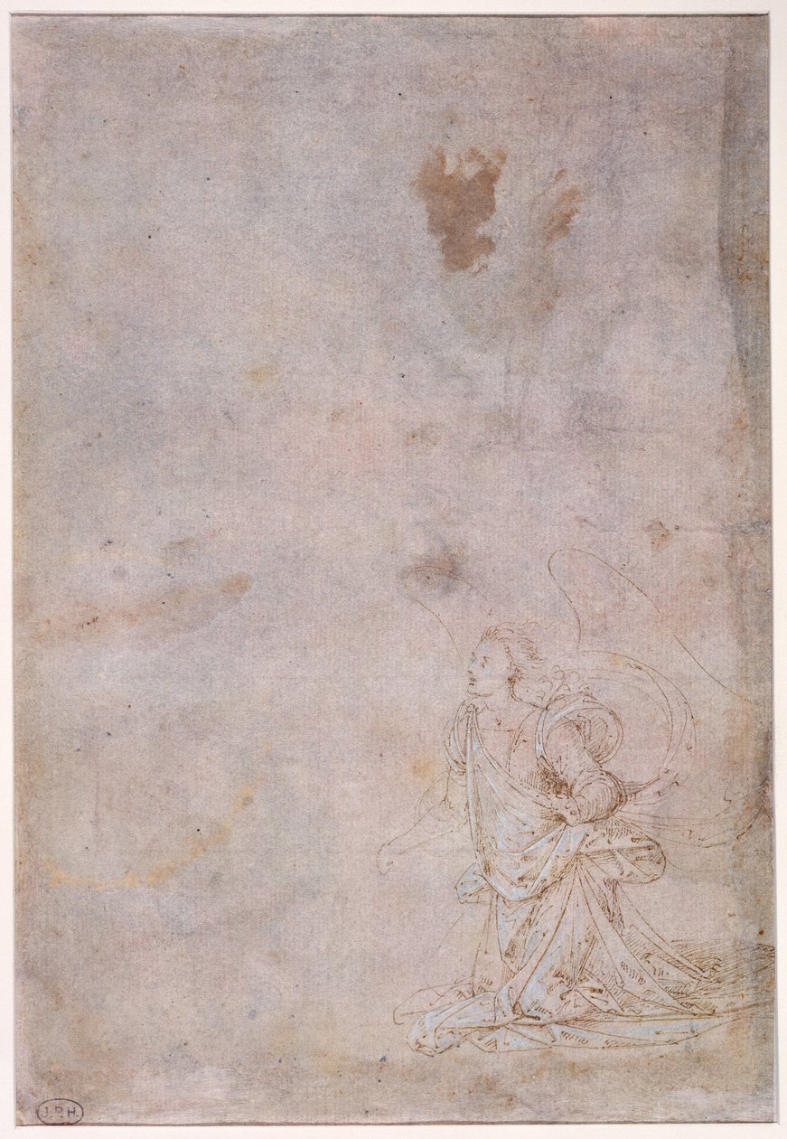Diz çökmüş bir melek by Fra Bartolommeo
