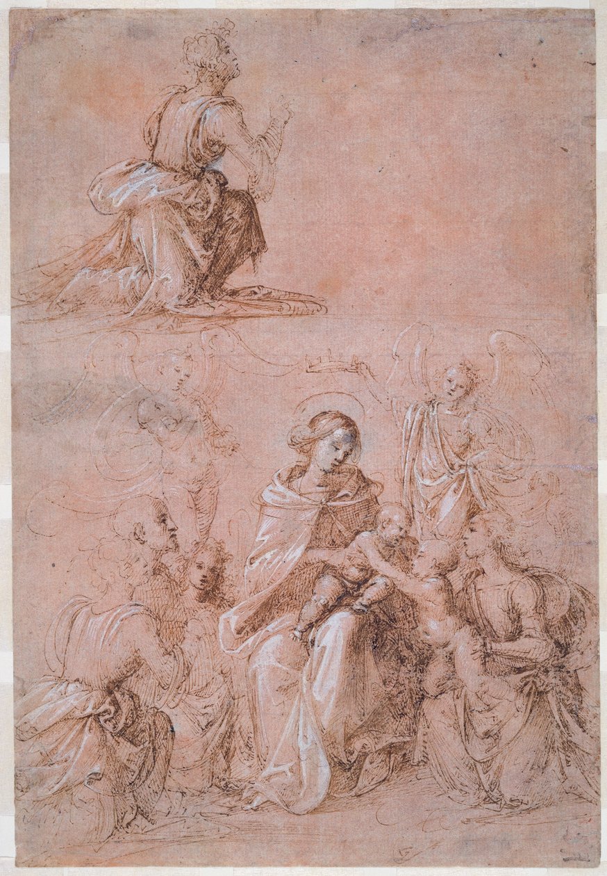 Azizler ve Meleklerle çevrili Bakire ve Çocuk by Fra Bartolommeo