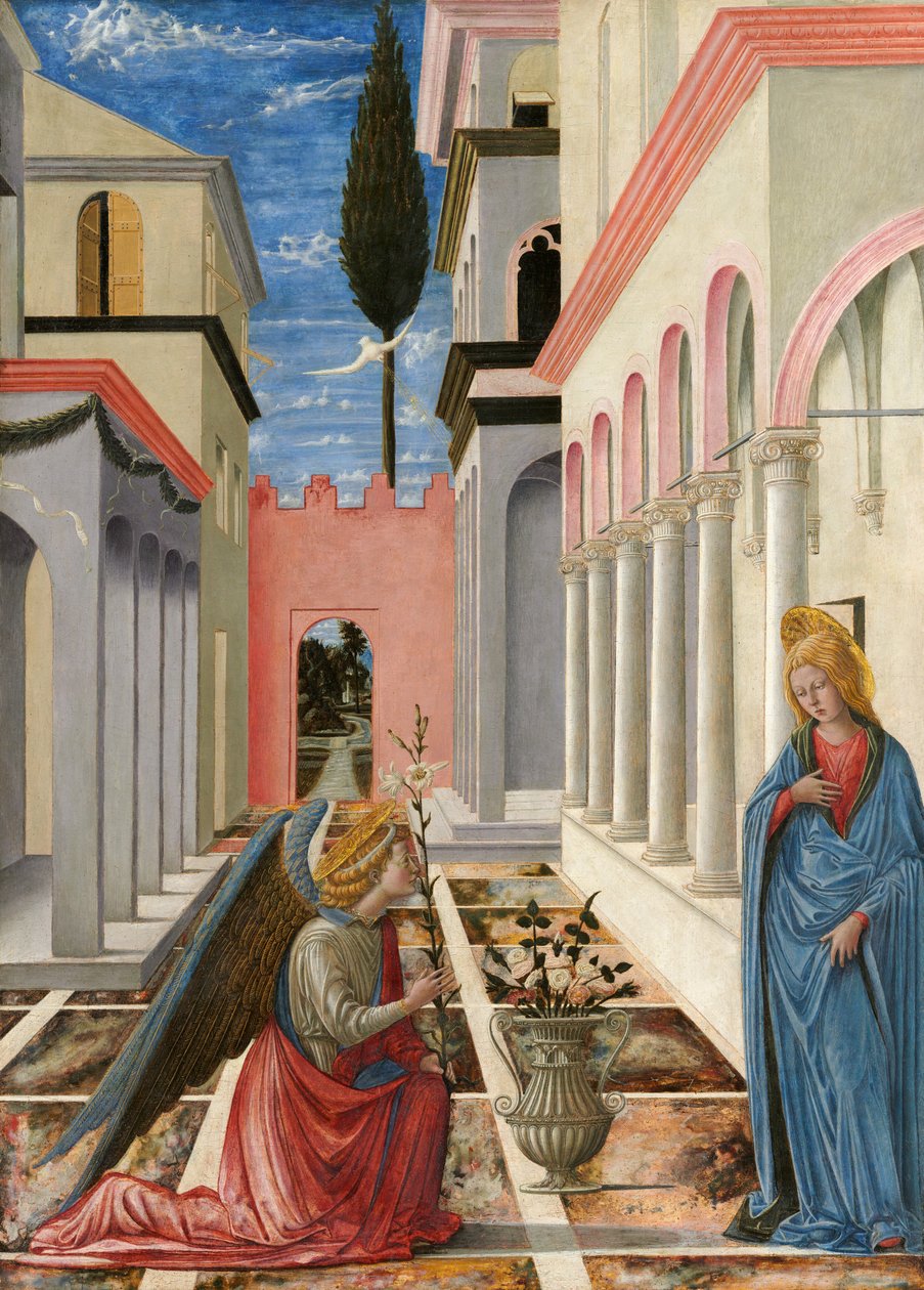 Duyuru, c. 14451450. by Fra Carnevale