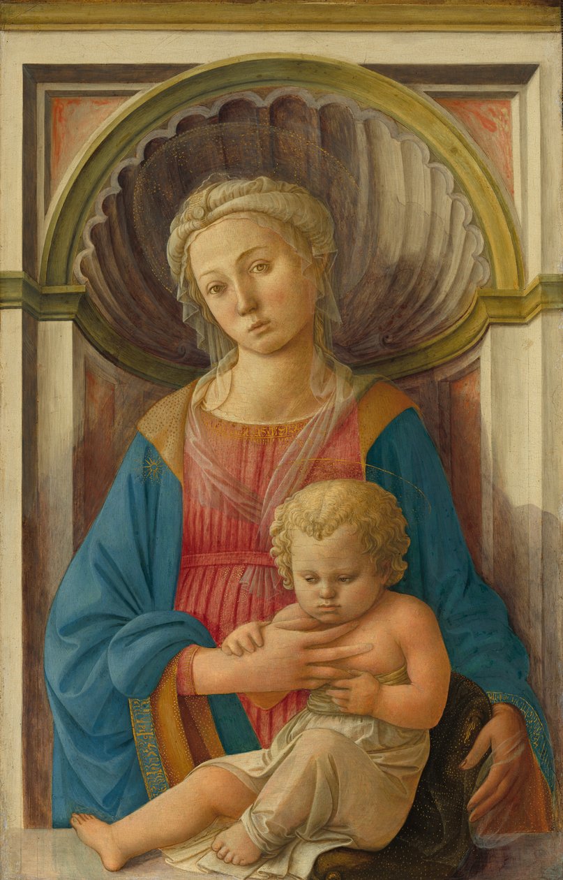 madonna ve çocuk by Fra Filippo Lippi