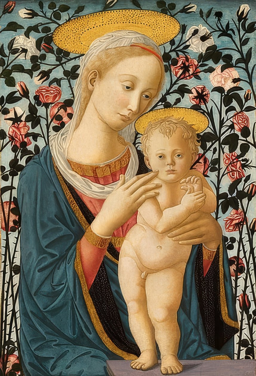 Madonna ve Çocuk. 1470 civarında by Fra Filippo Lippi