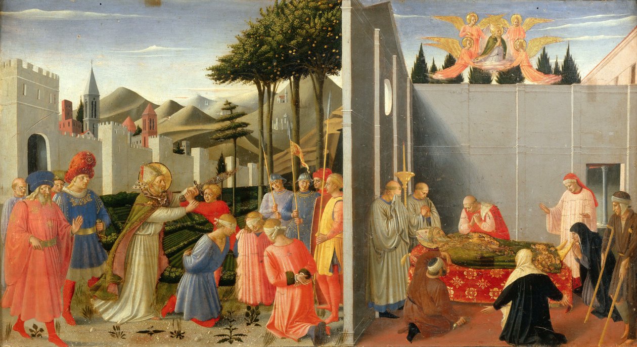 Aziz Nikolaos, Ölüme Mahkûm Edilen Masum Bir Adamı Perugia Altarpiece, ca 1437