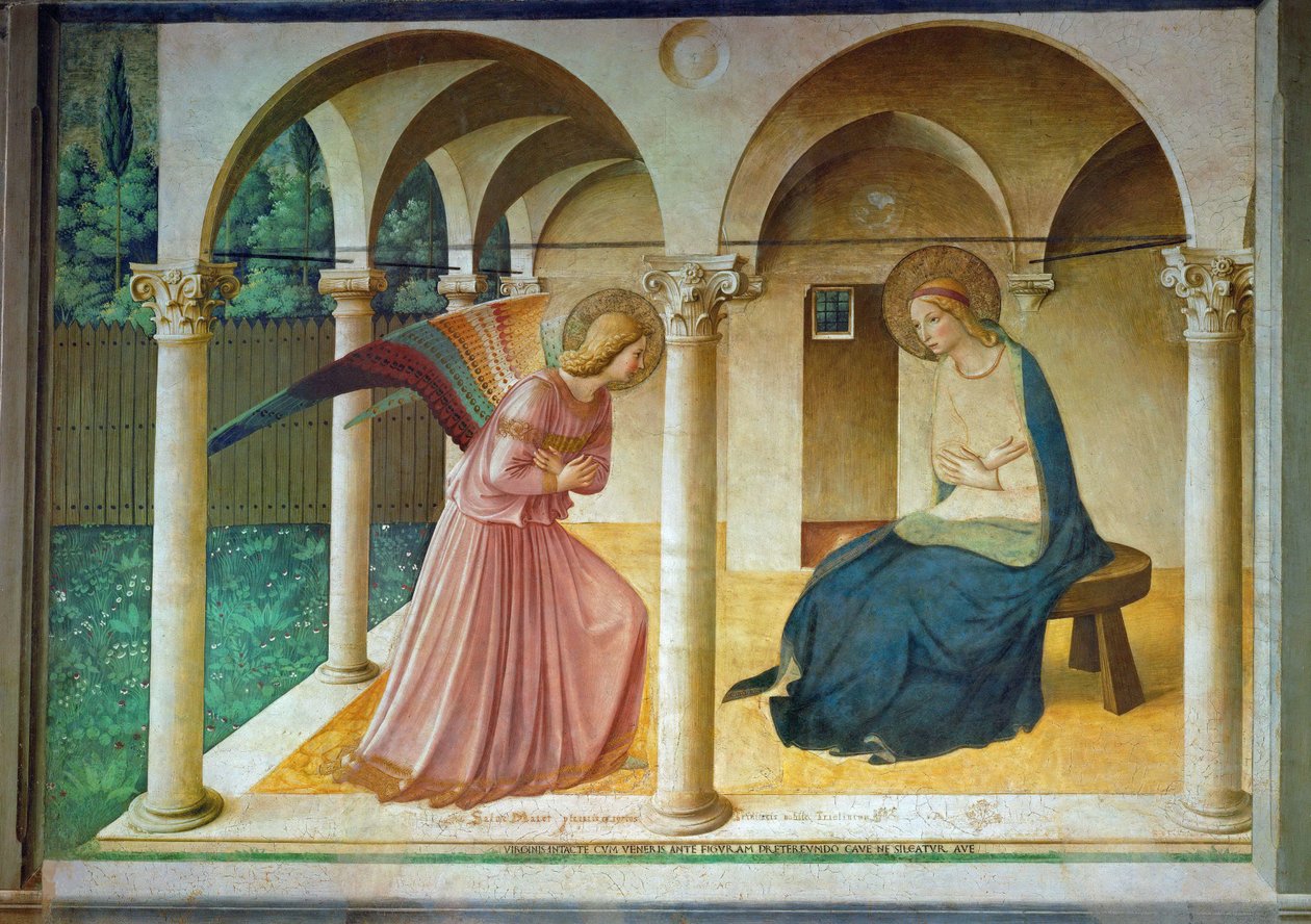 Duyuru. by Fra Giovanni Angelico da Fiesole