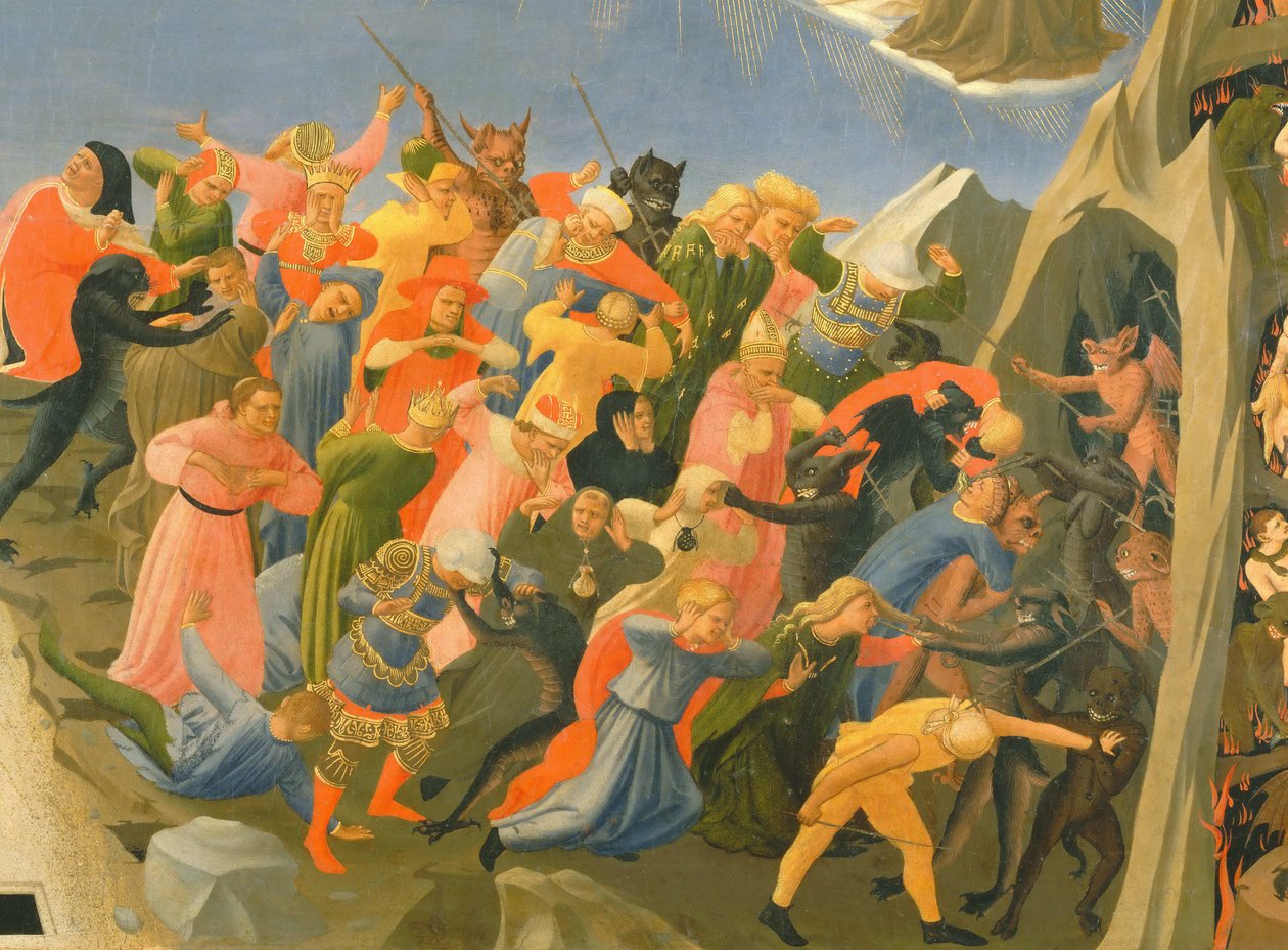 Son Yargı Ayrıntısı, yaklaşık 1432. by Fra Giovanni Angelico da Fiesole