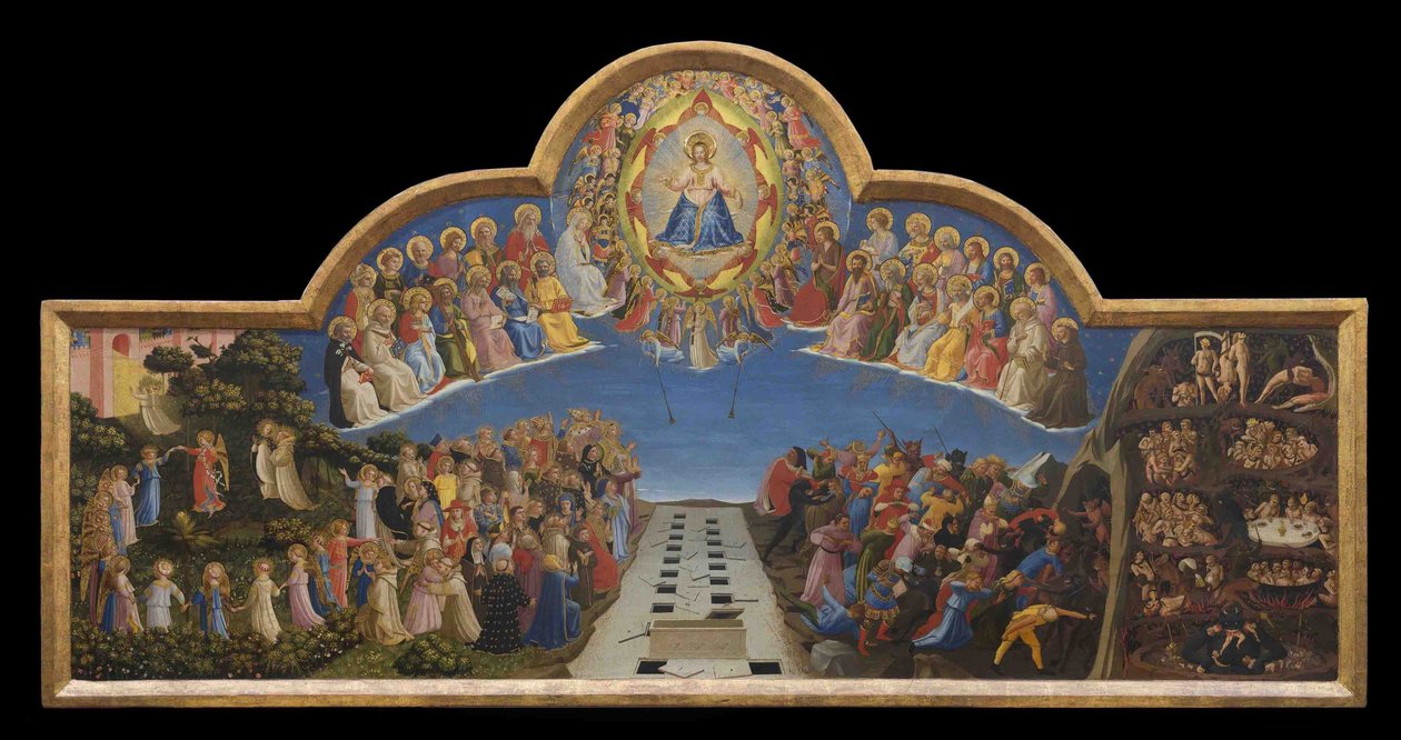 Son Yargı, yaklaşık 1432. by Fra Giovanni Angelico da Fiesole