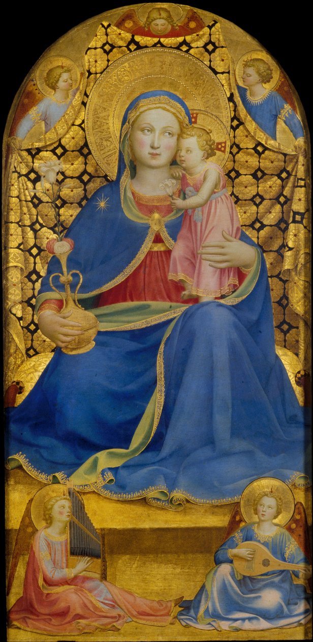 Alçakgönüllülüğün Bakiresi by Fra Giovanni Angelico da Fiesole