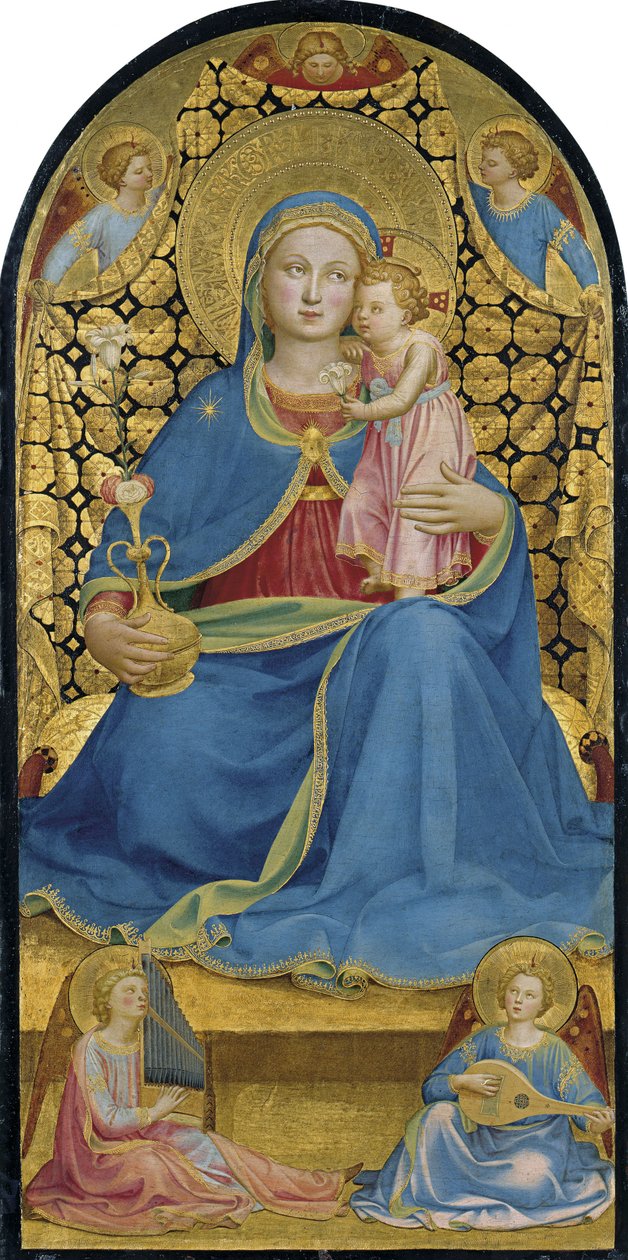 Tevazu Bakiresi Madonna dell Umilitá, c. 1433-1434 by Fra Giovanni Angelico da Fiesole
