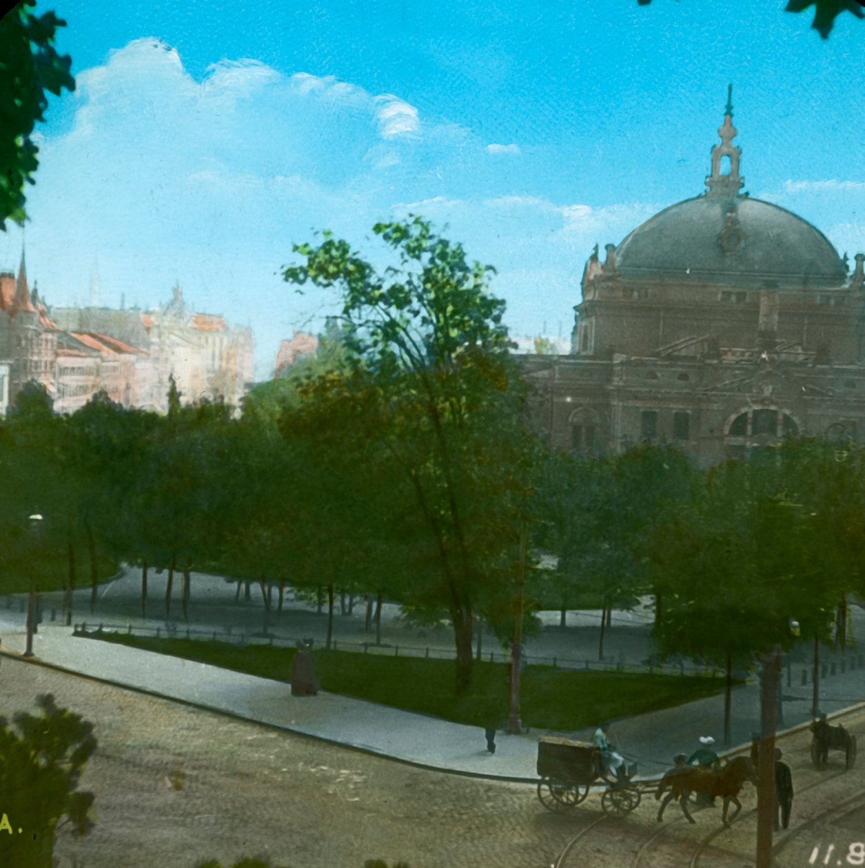 Ulusal Tiyatro, Christiania, Oslo, Norveç, 19. yüzyılın sonları ve 20. yüzyılın başlarında. by Fradelle and Young