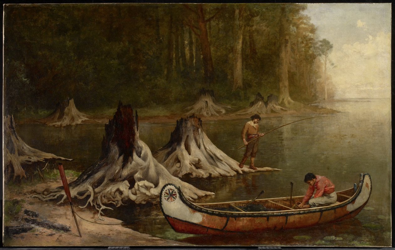 İlkel Ormanın Kalıntıları, Kanada, 1885 by Frances Anne Hopkins