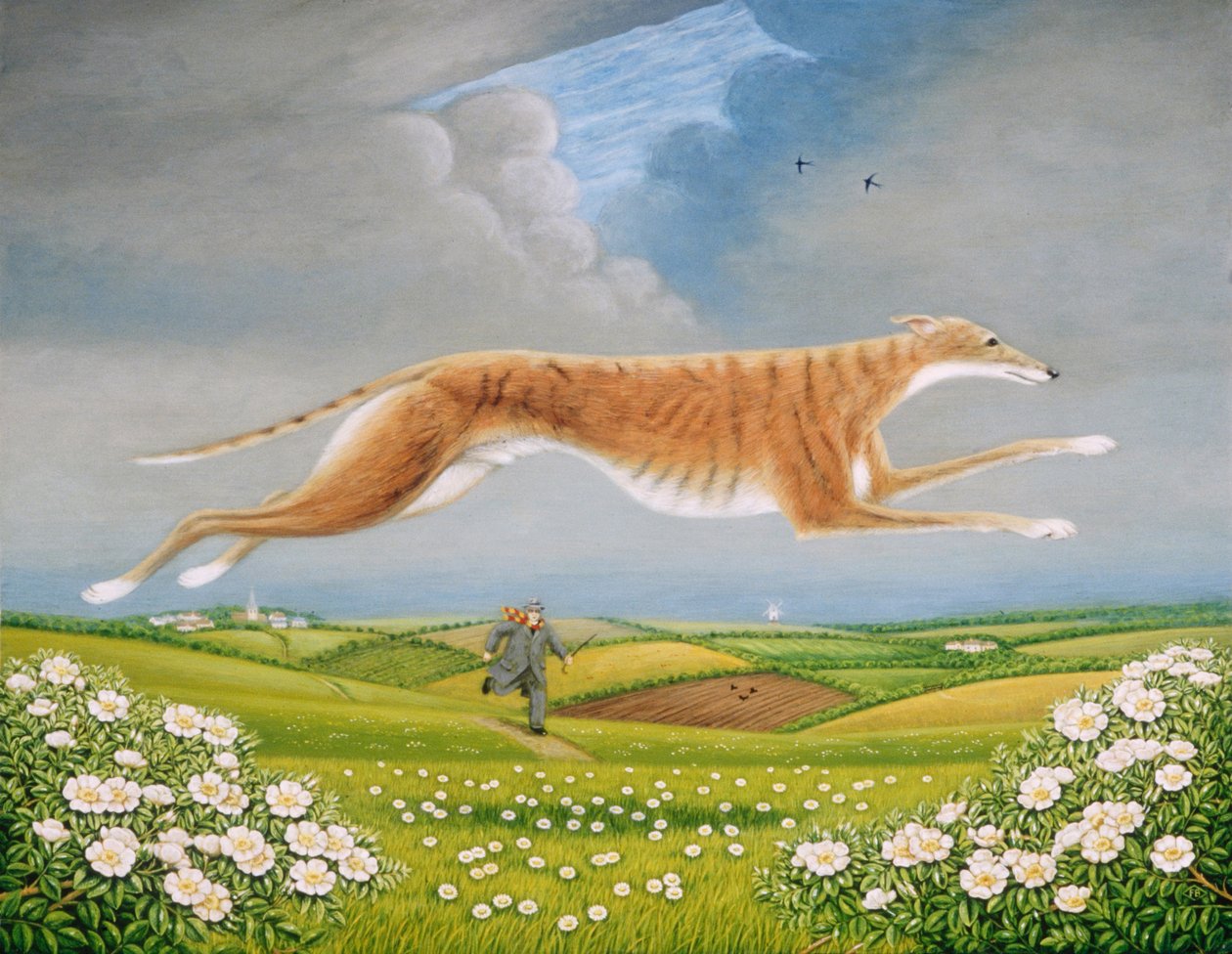 Mick the Miller, 1992 (panelde yağlar ve tempera) by Frances Broomfield