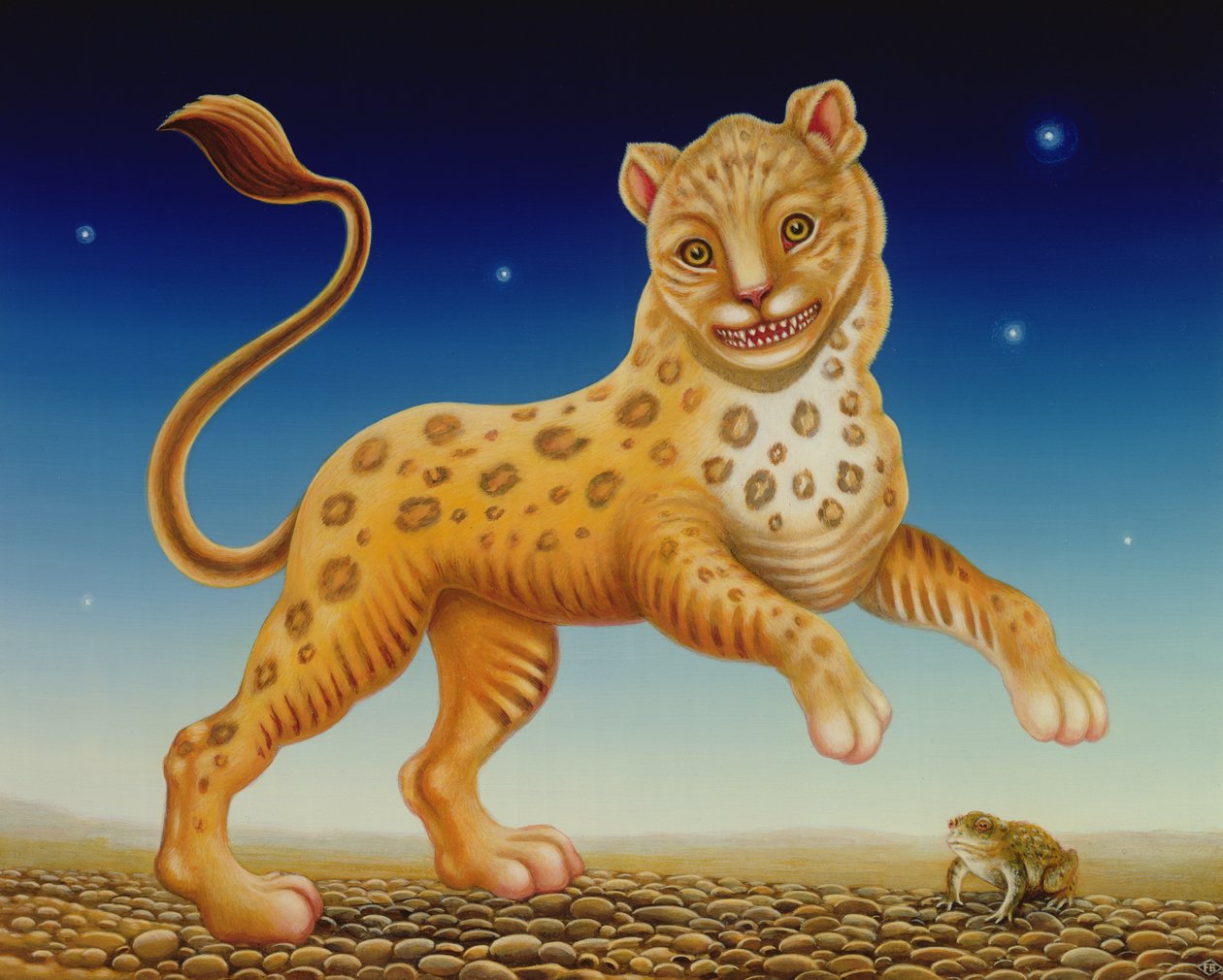 Panter, 2004 (panelde yağ ve tempera) by Frances Broomfield