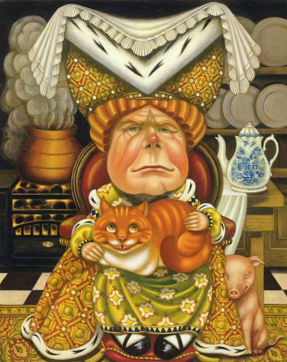 Düşes (panelde yağ ve tempera) by Frances Broomfield
