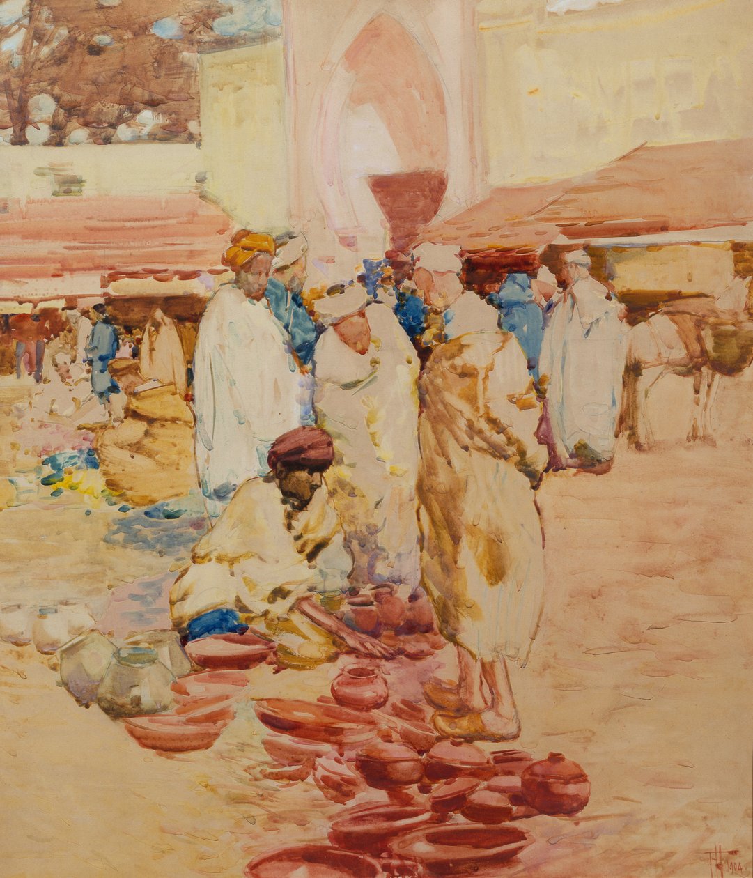 Çömlek Pazarı, Tanca by Frances Hodgkins