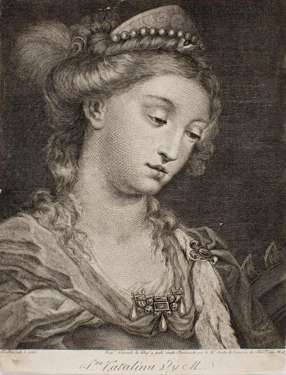 İskenderiye Aziz Catherine by Francesc Fontanals