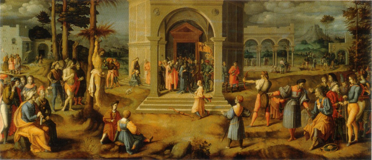 Kralların Oğulları Efsanesi by Francesco Ubertini Bacchiacca
