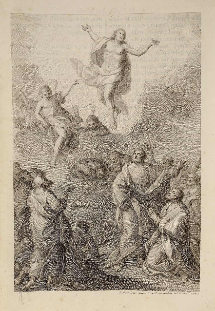 Yükseliş, Roma Missal için by Francesco Bartolozzi