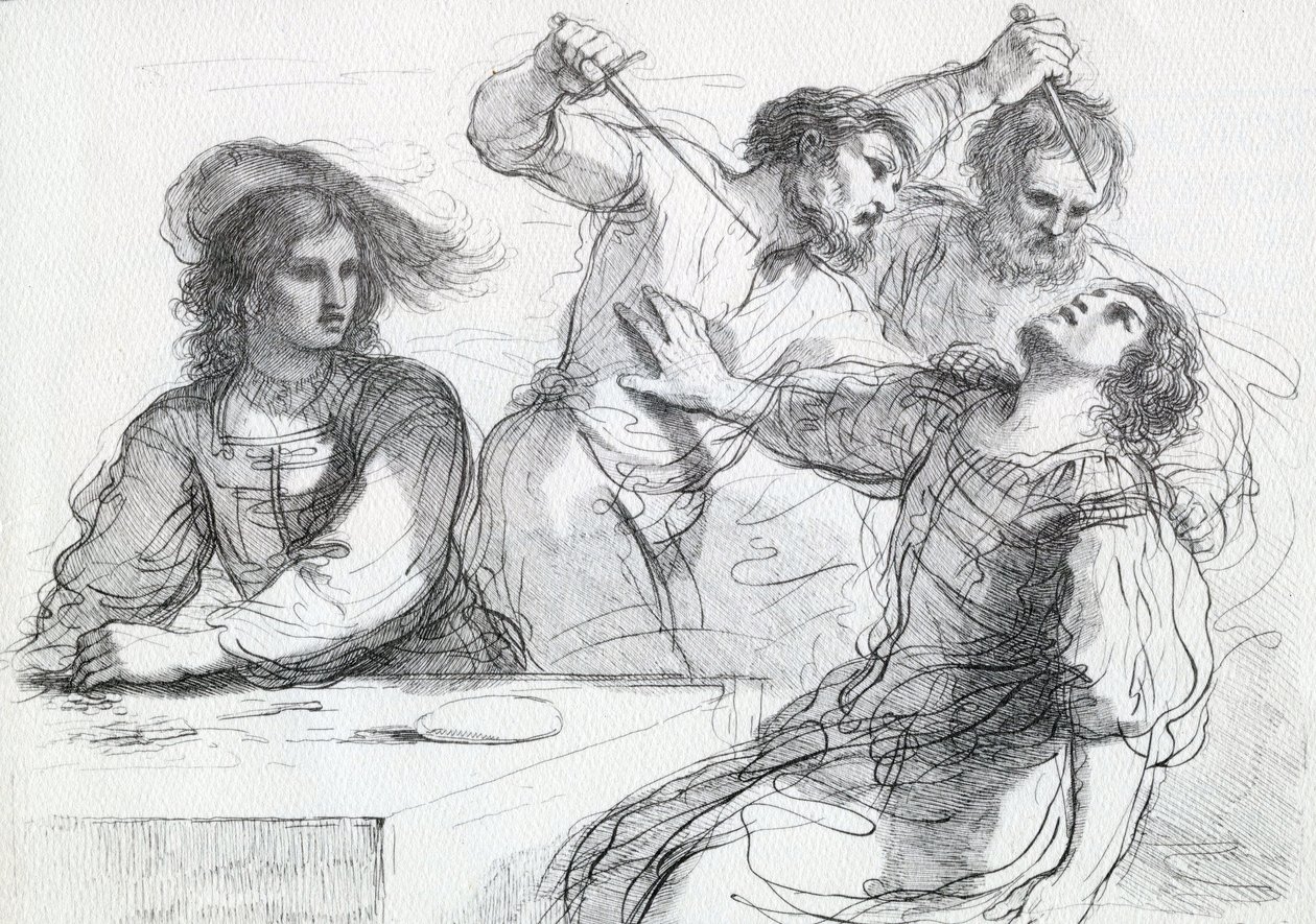 Bir oyun yüzünden tartışma, 1764 by Francesco Bartolozzi