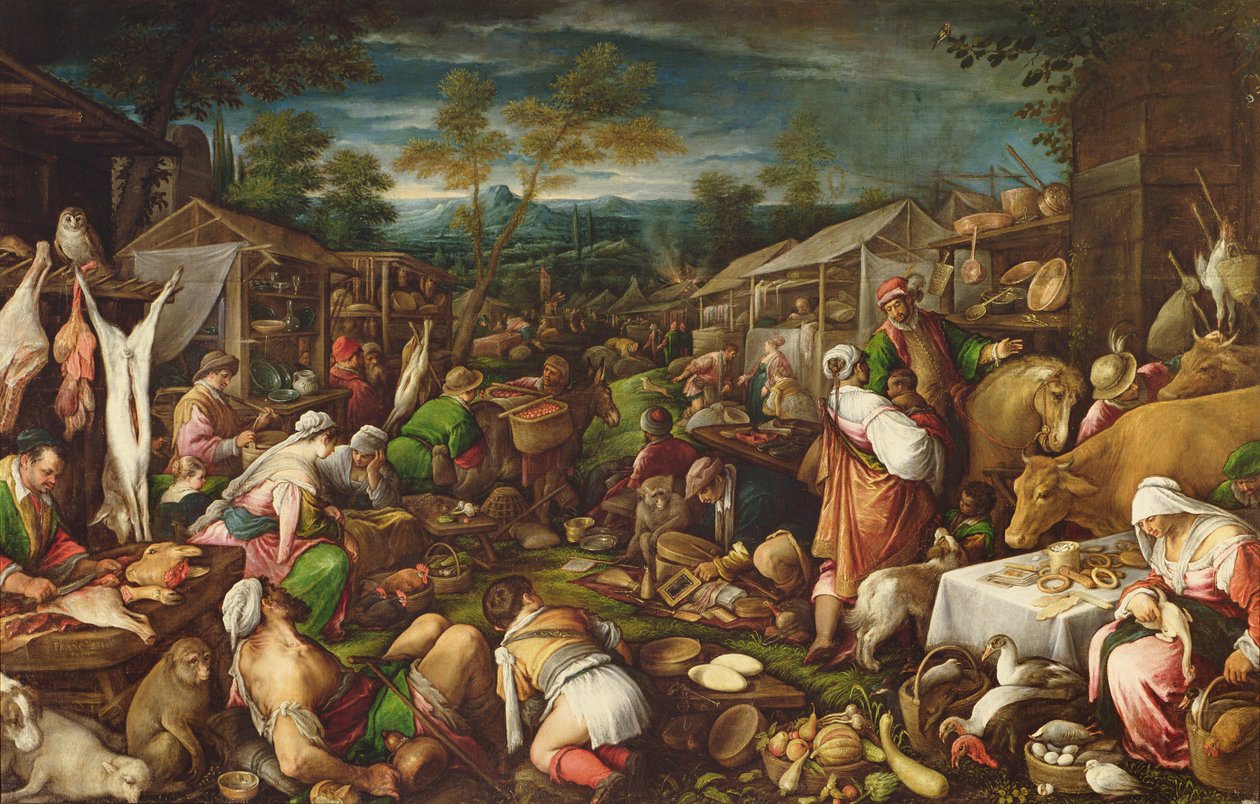 Yıllık Fuar, 1580-85, by Francesco Bassano