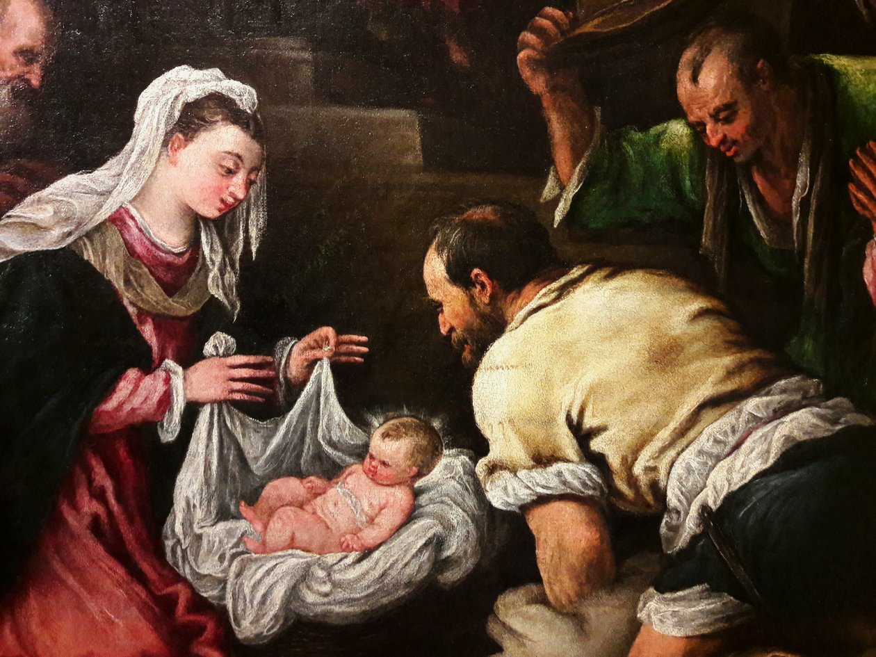 Çobanların hayranlığı by Francesco Bassano the Younger