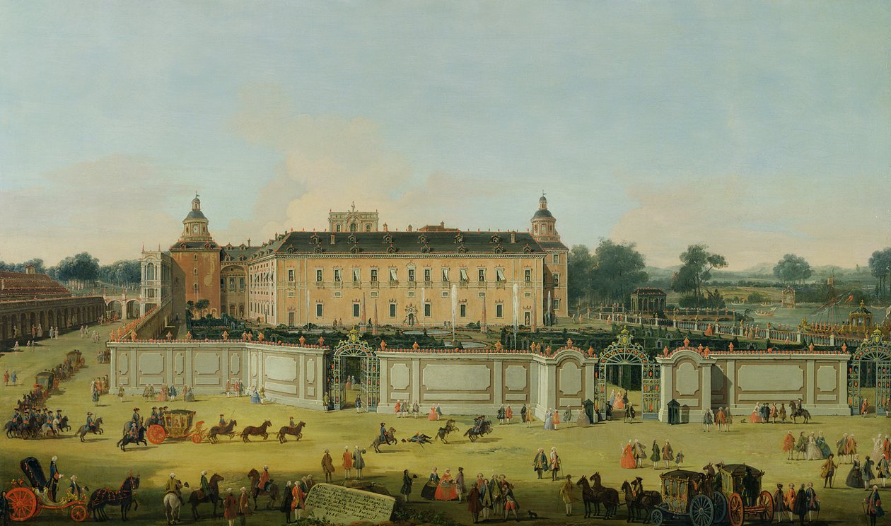 Aranjuez Sarayı, 1756 by Francesco Battaglioli